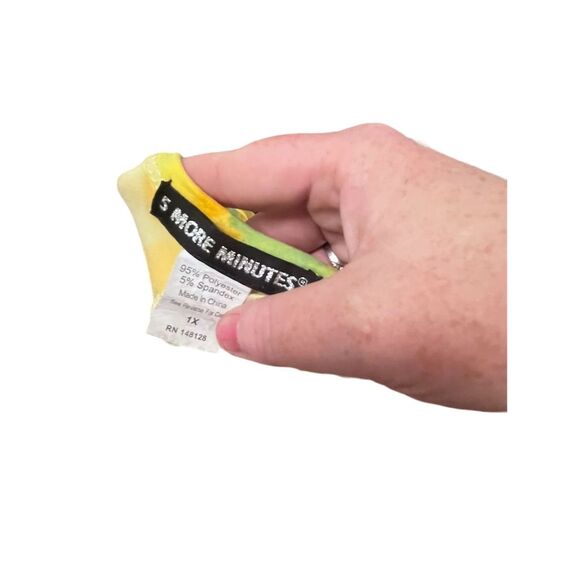 Women's 1X Multicolor Tie-Dye Short Sleeve romper - Picture 3 of 3